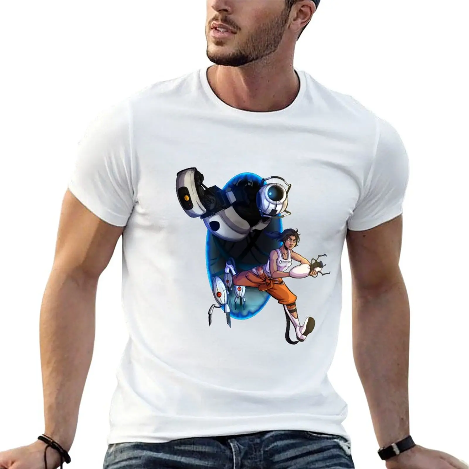

Portal T-Shirt t shirts with prints t shirt for man 100 percent cotton T-Shirt