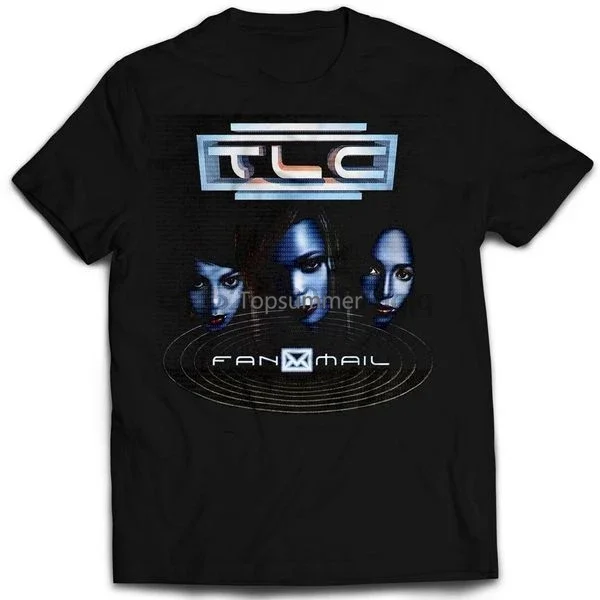 เสื้อยืดผู้ชายเสื้อยืดสไตล์วินเทจ TLC Fan mail RAP เสื้อยืดผู้หญิง