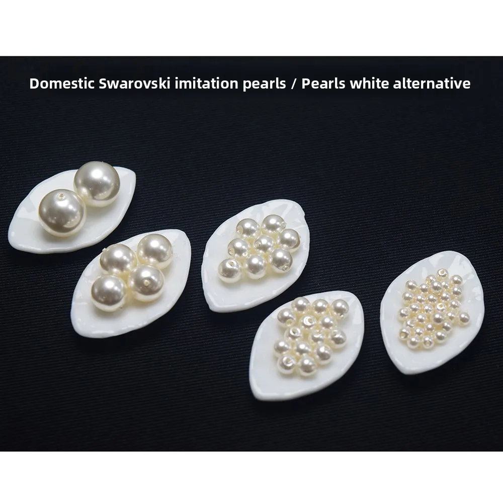 

Имитация жемчуга из стекла с эффектом перламутра, долговечный блеск, материал для DIY от GuoHua Pearls, не легко отслаивается, для изготовления украшений.