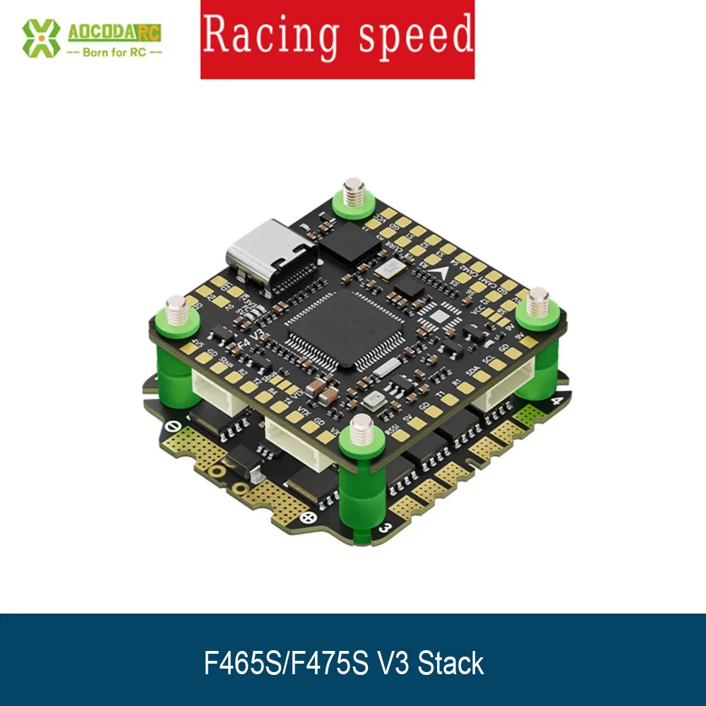 Aocoda-RC F465S  V3 65A Stack / F475S  V3 75A Stack F405 V3 Flight Control 65A/75A ESC For FPV Racing DIY Parts