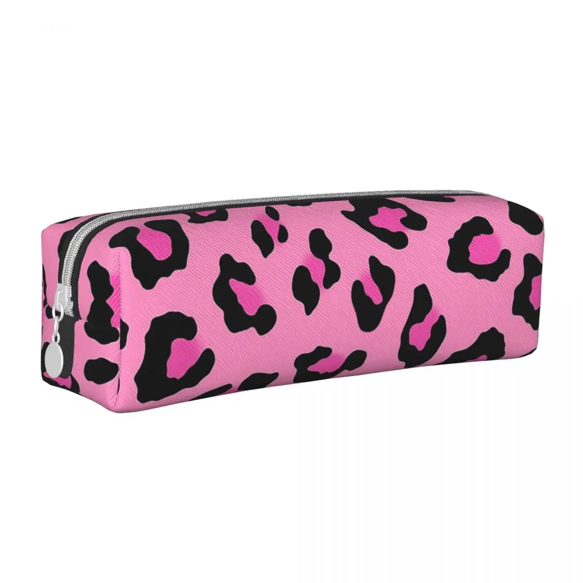 Leopard Print Pencil Case Pen Box Bag Student Large Storage School Supplies Gifts Pencilcases