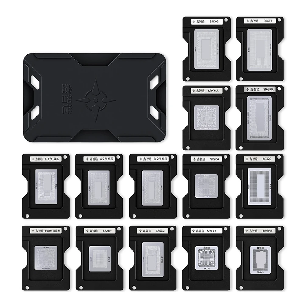 

4th-11th Mac CPU BGA Reballing Stencil Platform For Macbook Pro Air Repair Tool SR40B SR2EN SR23G SRGM9 Planting XZZ