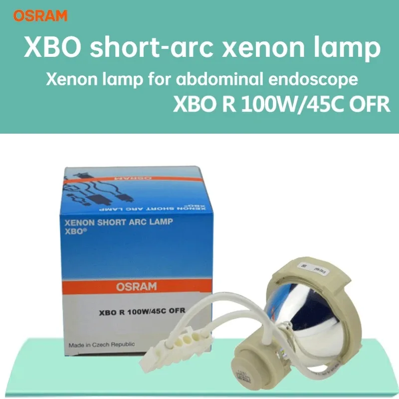 

OSRAM XBO R 100W/45C OFR short arc Xenon bulb with cold light source for abdominal endoscope