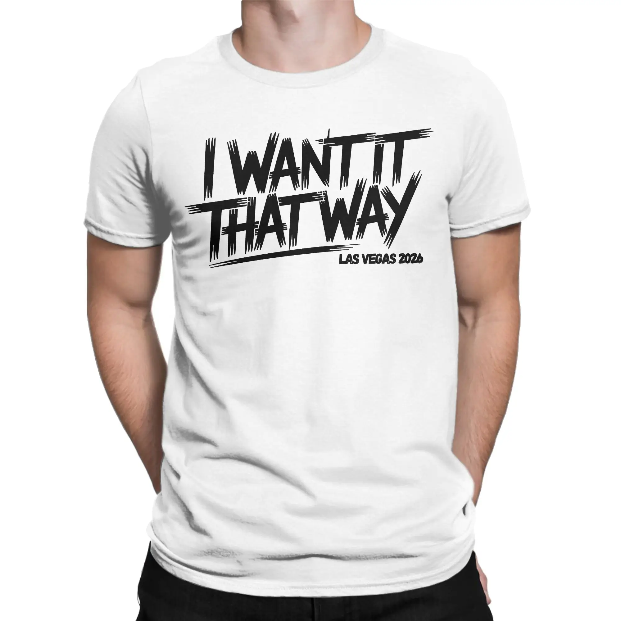 I Want It That Way T-Shirt for Men Crewneck Cotton T Shirt Backstreets Dna World Tour Millennial Short Sleeve Tees Clothing