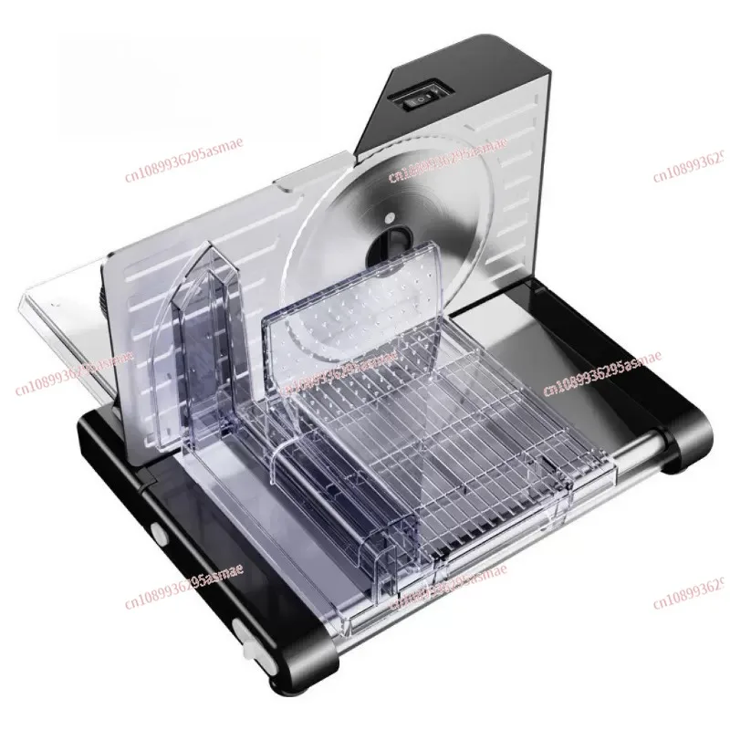Foldable Stainless Steel Meat Slicer, 110V/220V Multifunctional Cutter for Frozen Meat Vegetables Fruits Home Kitchen Appliance