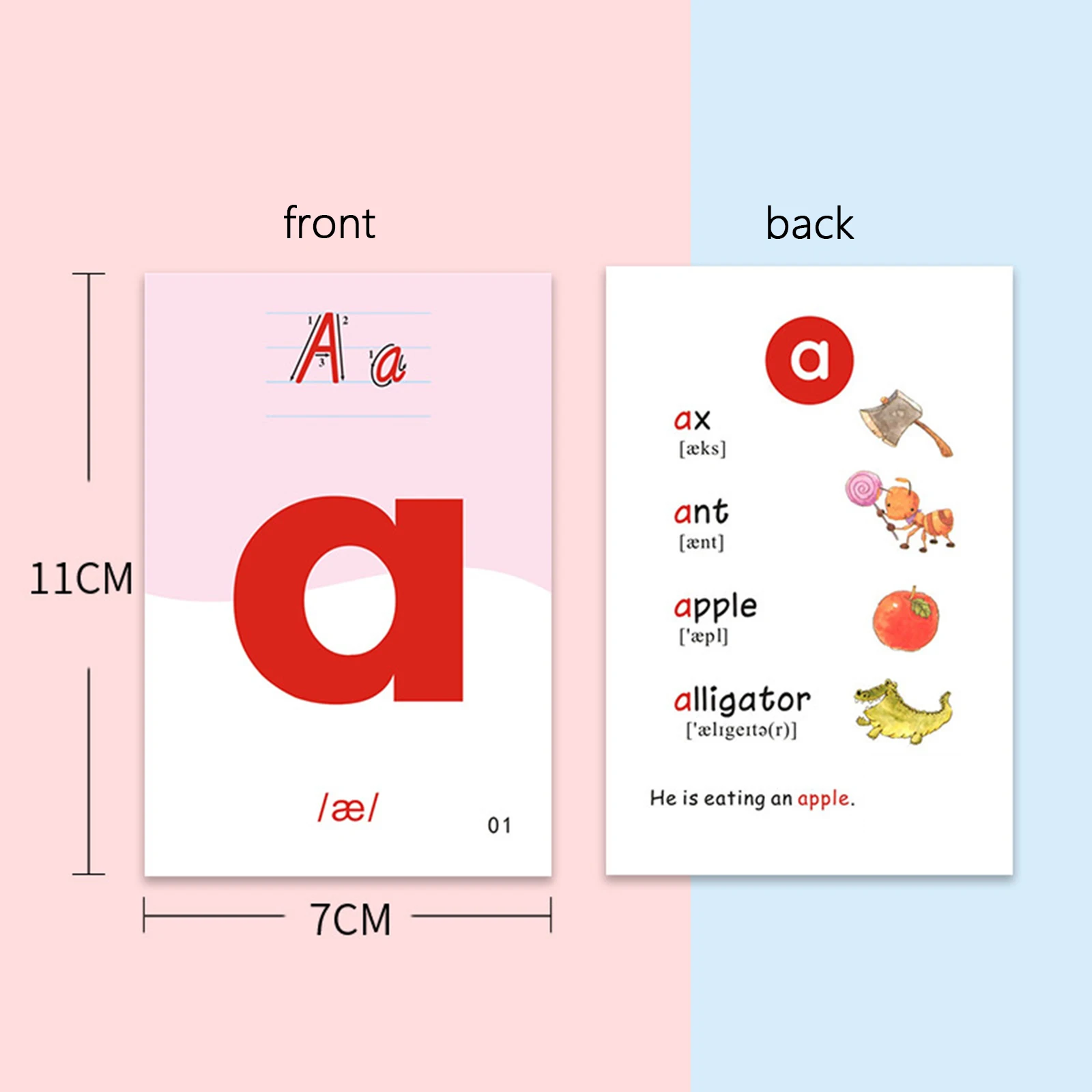 Toddler Phonics Alfabeto Flashcards Palavra Ortografia Jogos Infantis Alfabeto Ensino Aids para 3 4 5 6 Year Old Kids