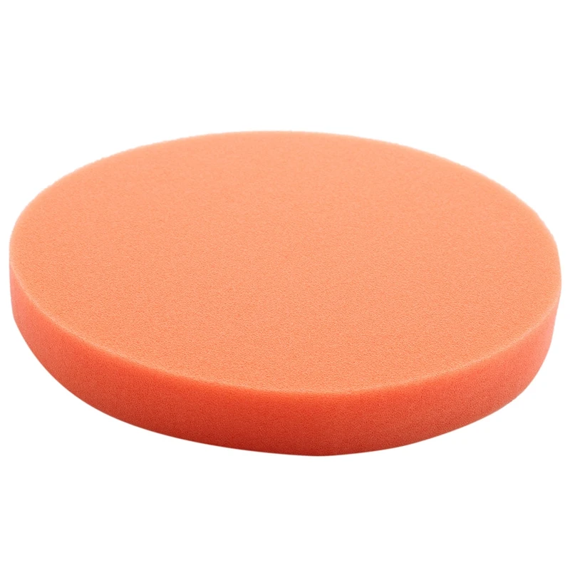 10pc 180mm 7 Polegada esponja plana kit de almofada de polimento de polimento bruto para polidor de carro cera limpa cuidados de manutenção de pintura automática