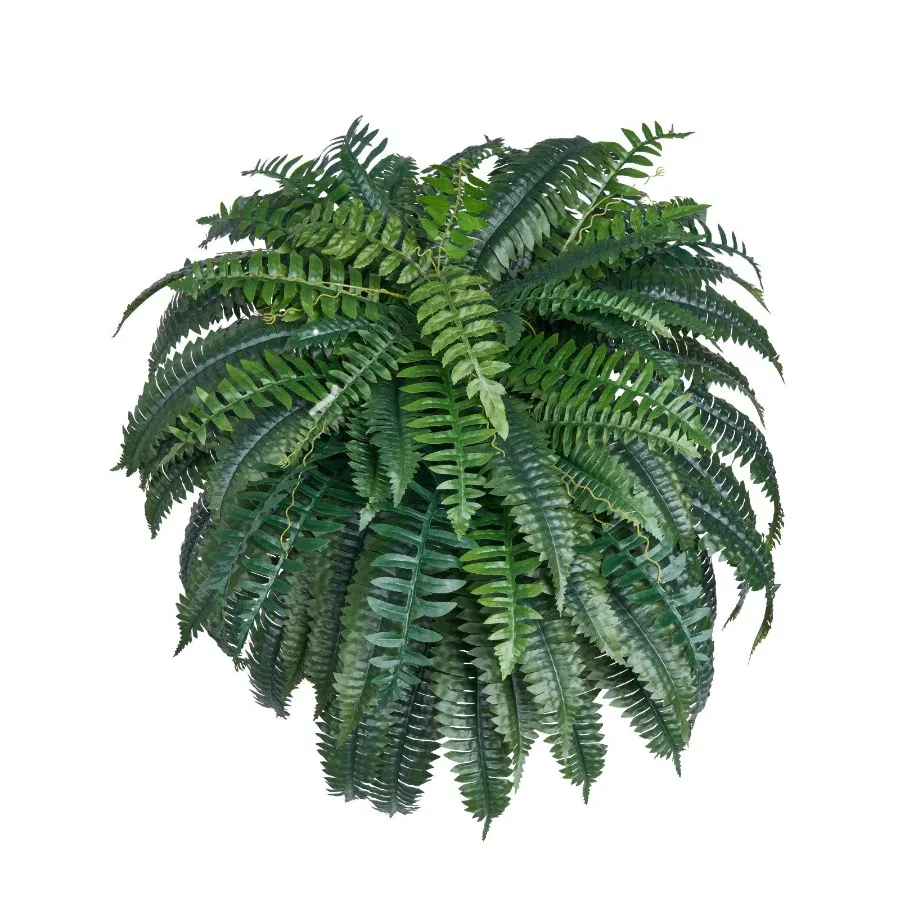 

Artificial Boston Ferns Large Plastic Fern 88 Branches Indoor Outdoor Dr