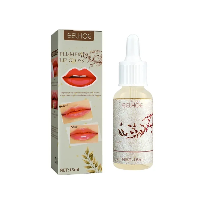 Maquillaje de brillo labial transparente, maquillaje hidratante, Reduce la línea de los labios, ilumina, mejora los labios, aceite de labios regordetes, cosméticos