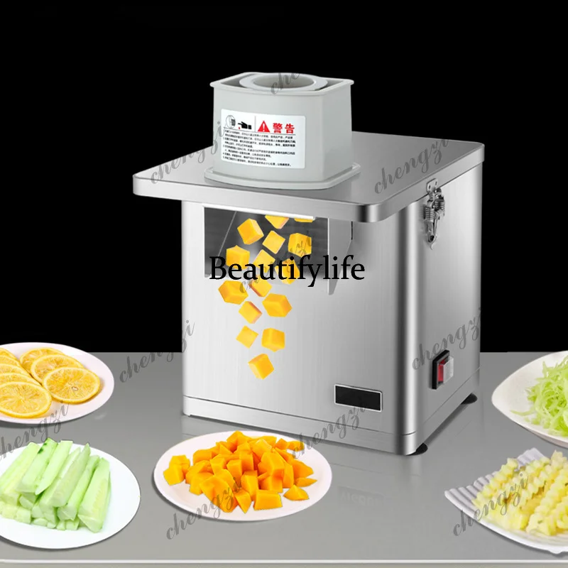 Multifunctional Vegetable Cube Cutting Machine Electric Dicer Potato Onion Carrot Dicer Fruit And Vegetable Slicer Processer