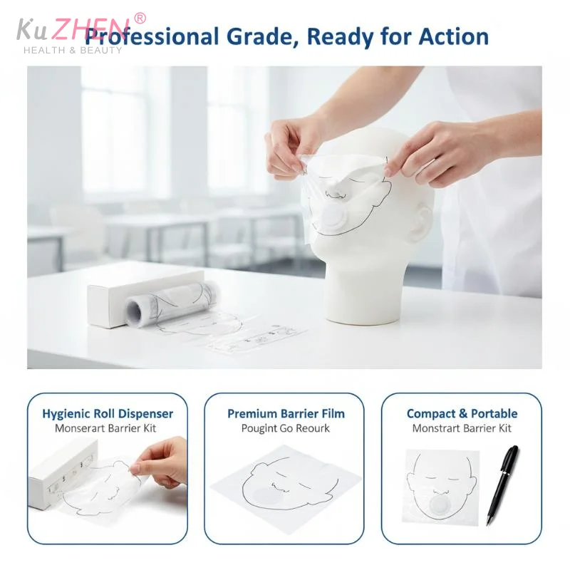 36pcs/Roll Disposable First Aid CPR Training Face Shield Anti-Scratch Resuscitator Mask for Home Nursing Skill Practice