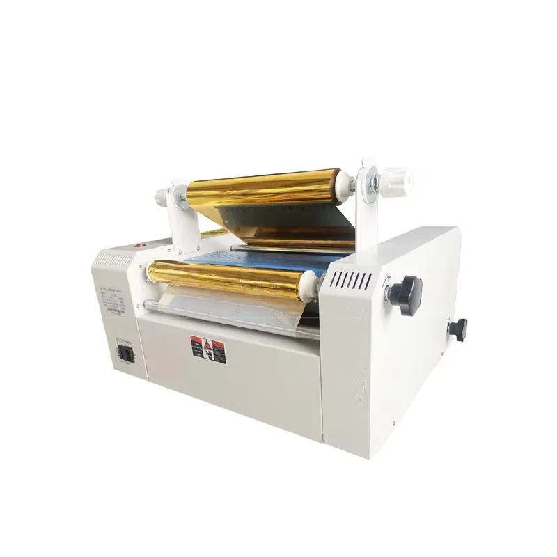 

WD-GS360 Single Side Double Sides Foil Stamping Laminator With Pouch Laminating Function Gold Hot Foil Roll Machine