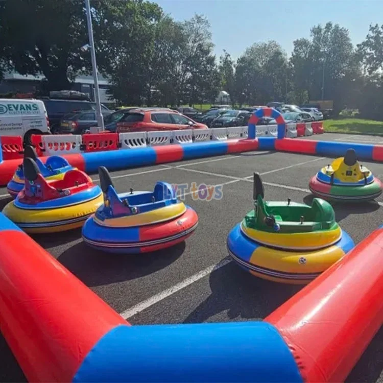 Hot Attractive Adult And Kids Inflatable Ground Spaceship Battery Operated UFO Bumper Car For Sale