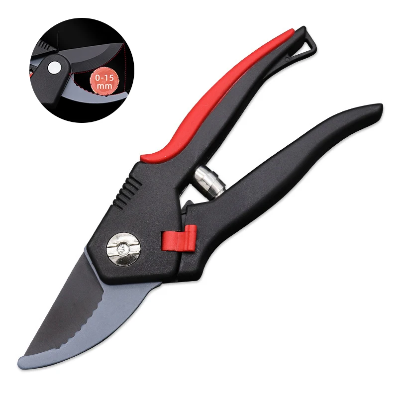 

Professional Industrial Carbon Steel Garden Trimming Scissors Hand Pruner Bypass Pruning Shears Gardening Pruner for Courtyard