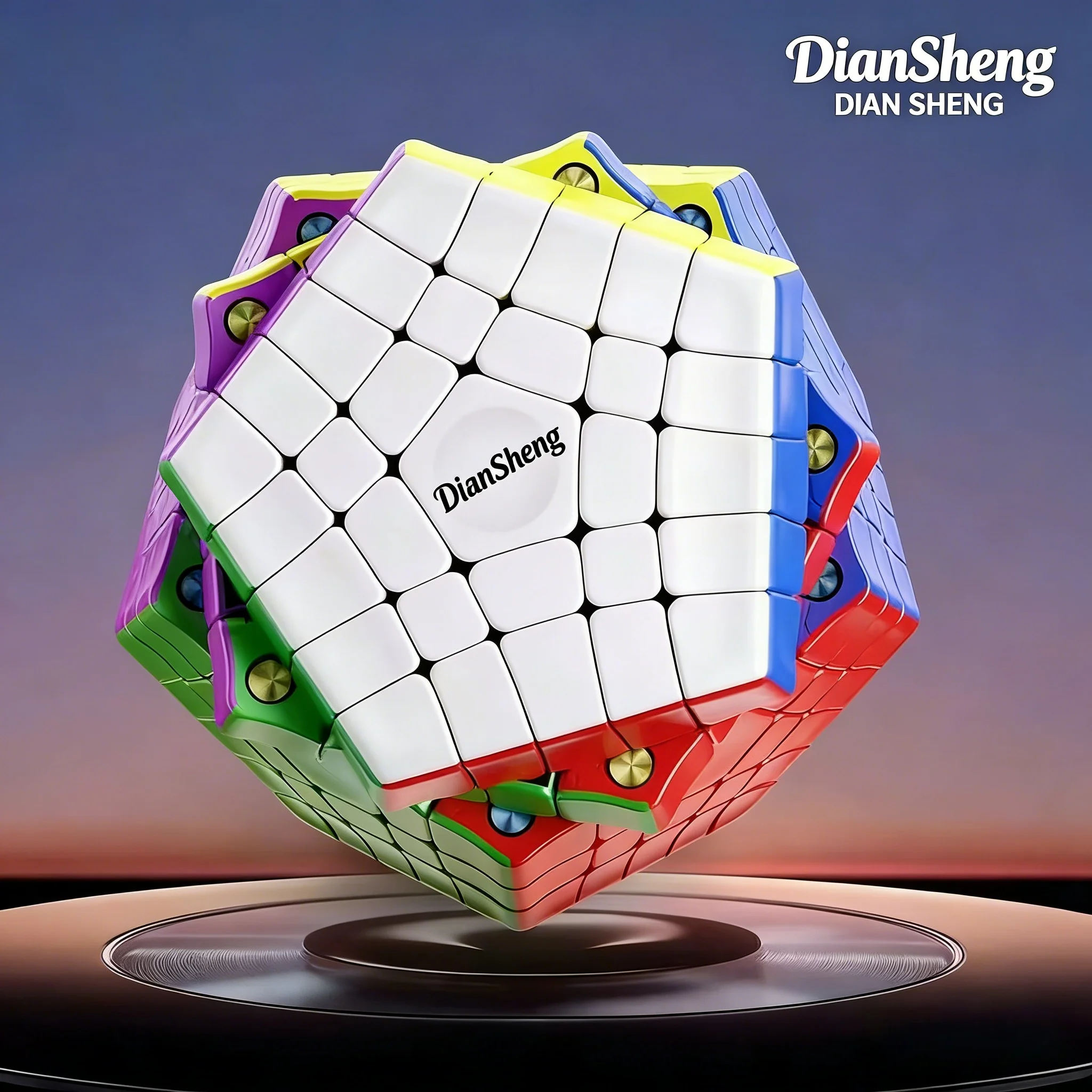 

Магнитный куб DianSheng Premium Galaxy 55M 5x5x5 Megaminx Speed Dodecahedron: Усовершенствованная развивающая игрушка-головоломка для детей, отличный подарок