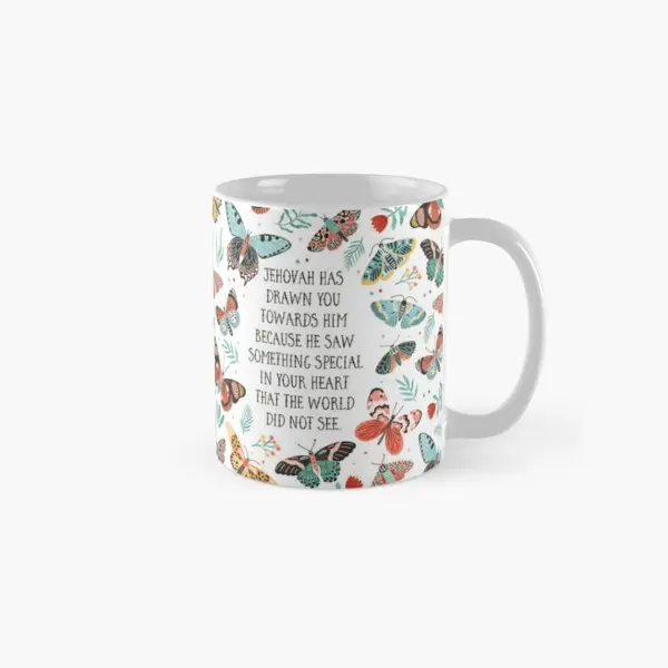 Jehovah Has Drawn You Towards Him Butte  Mug Printed Drinkware Photo Design Coffee Gifts Handle Round Tea Image Simple Cup