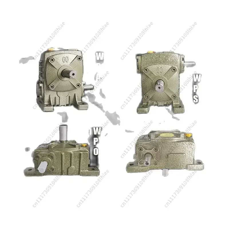 Wpa Wps Wpo Wpx 50 Type Worm Gear Reduction Ratio Reducer Vertical Worm Gear Small Gearbox Horizontal 50 60 70 80 Turbine Wps
