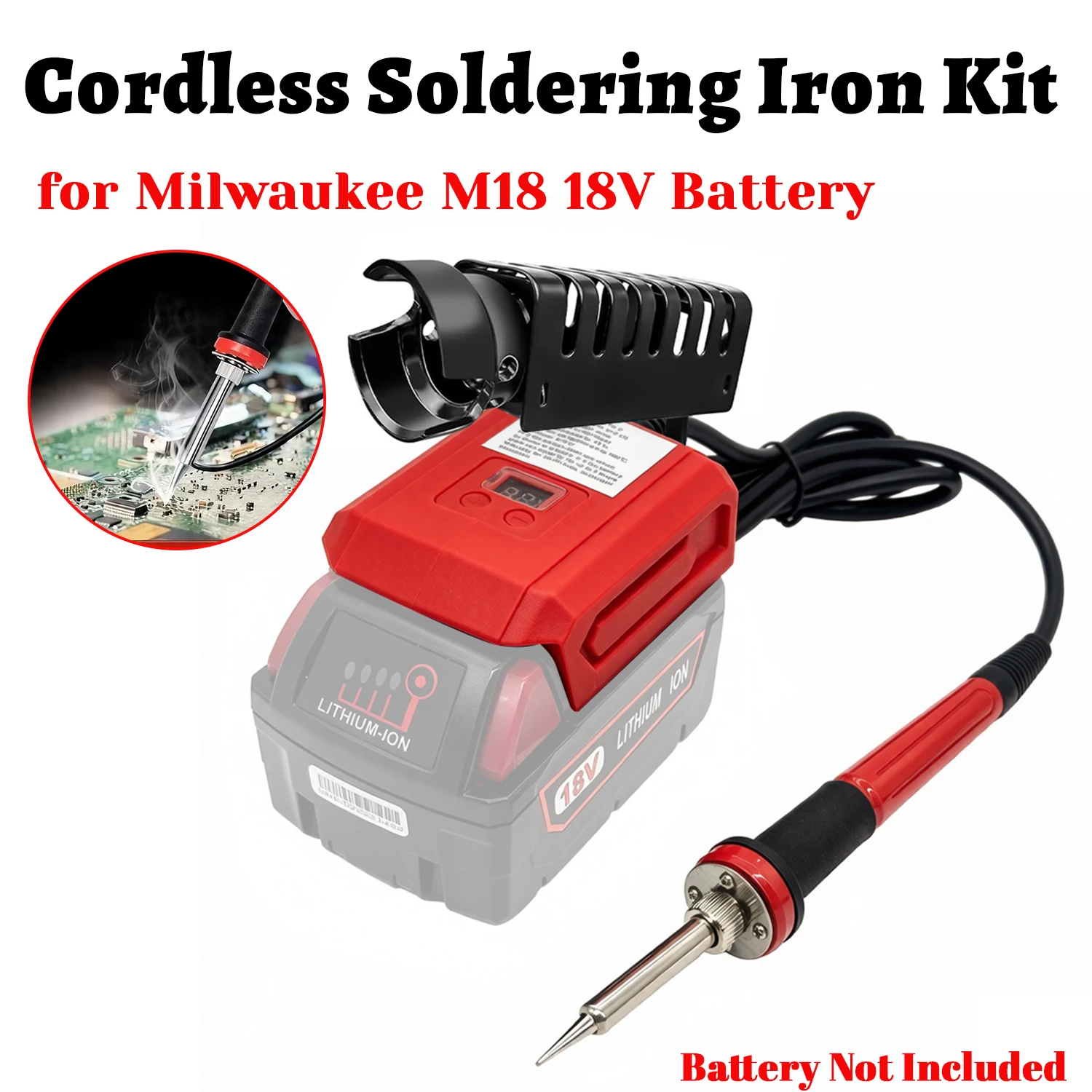 Diy Soldering Station No Electronics - Беспроводная паяльная станция для аккумулятора Milwaukee