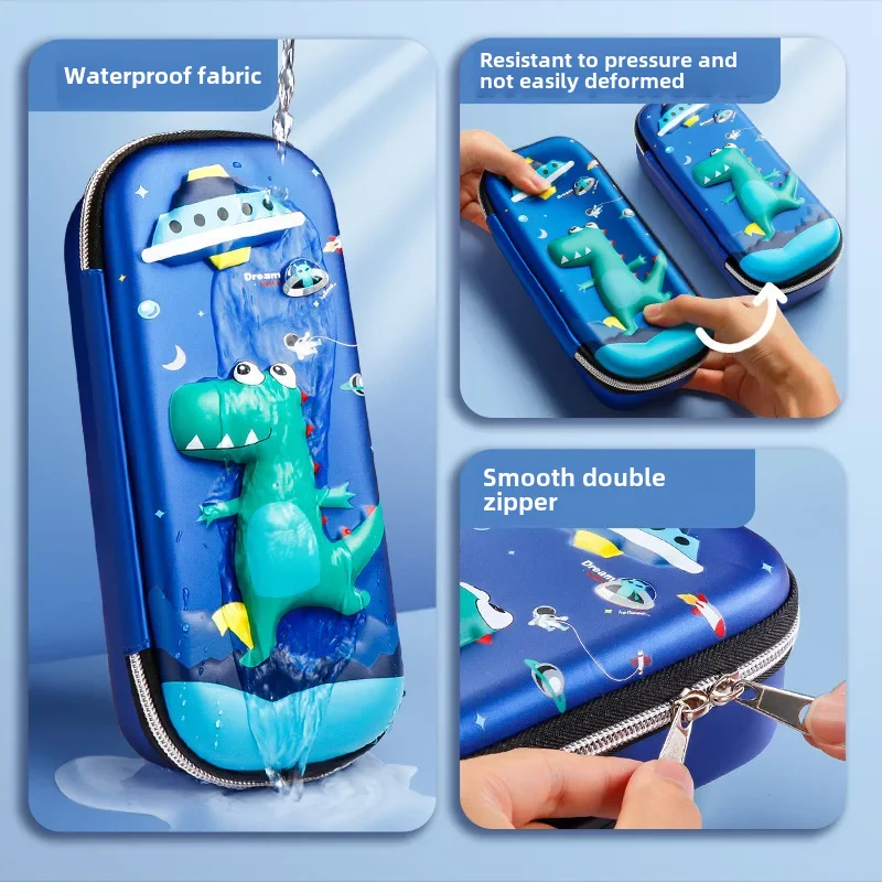 Large Capacity Multi-functional Cartoon3 Pencil Case Password Lock Children's School Supplies Wholesale Stationery Box