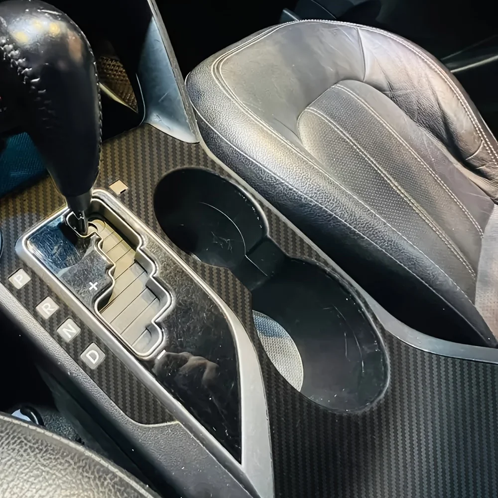 

for Hyundai Tucson IX35 2010-2017 Interior Central Control Panel Door Handle Carbon Fiber Stickers Decals Car styling Accessorie