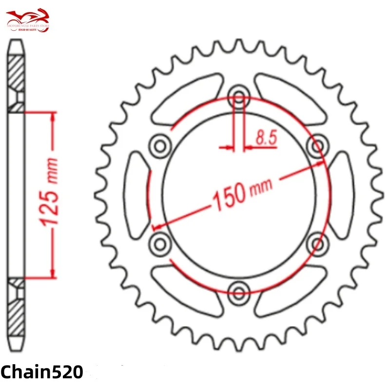 Front Rear Sprocket for Gas Gas Husaberg FE TE FX 125 250 300 350 390 450 501 FS 570 Super MC EC MCF ECF EXF Cross Country