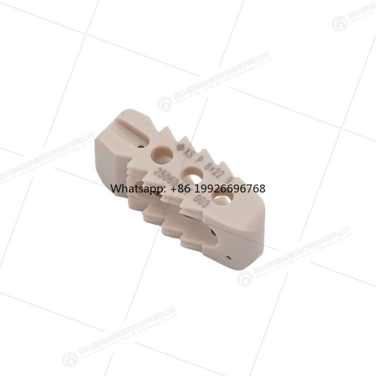 High Quality Titanium Orthopedic Spine s Hot Sale Medical Lumbar PEEK Cage Interventional for Hospital Use