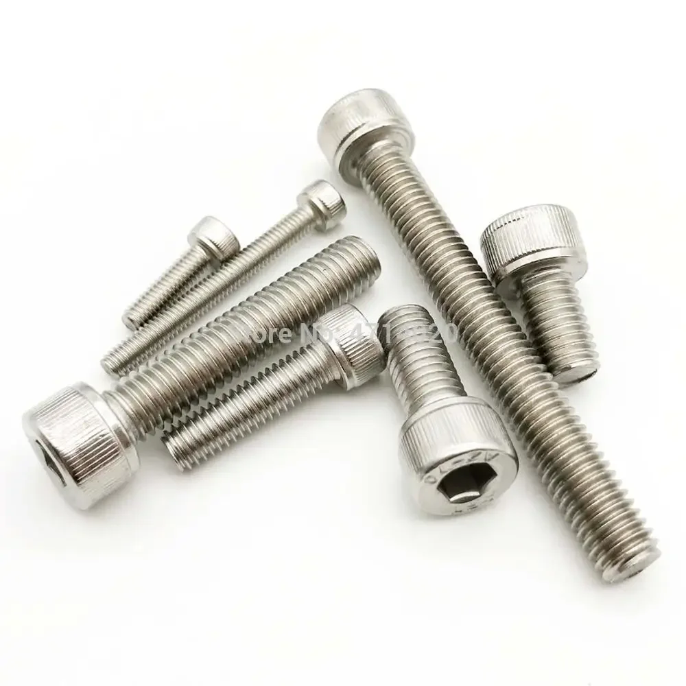 10 pezzi M3 M4 M5 M6 M8 304 A2 acciaio inossidabile nero grado 12.9 acciaio DIN912 esagono incassato esagono incassato vite a brugola L = 4-150mm