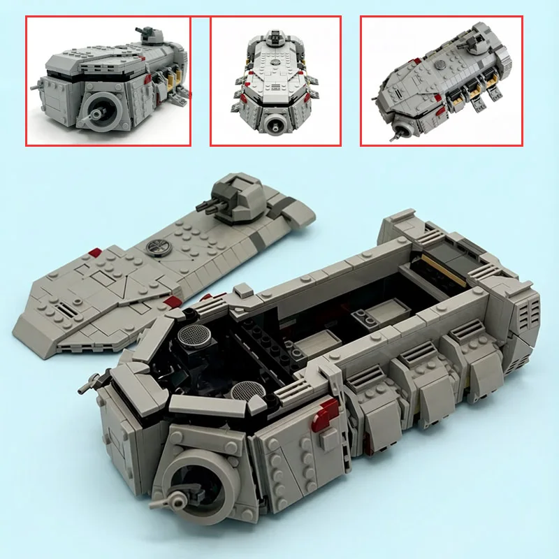 

NEW 726PCS MOC K79-S80 Imperial Troop Transport (ITT) Set Building Blocks Kit Starship DIY Bricks Set Model Toys Gifts