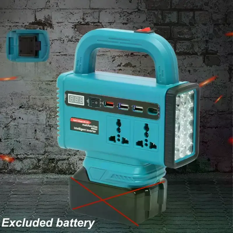 150W Electric Tool Battery with Light Perfect for Home and Garden Projects