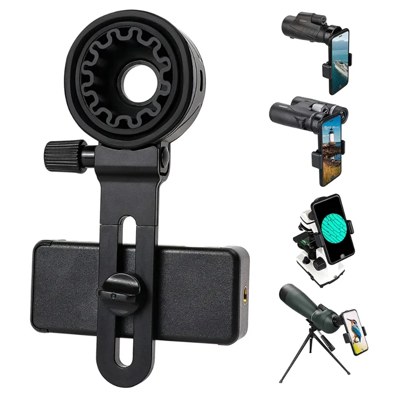 

Newest Binocular Telescope Take Pictures Photos Special Accessory Monocular Mobile Phone Holder Cellphone Adapter Connector Clip