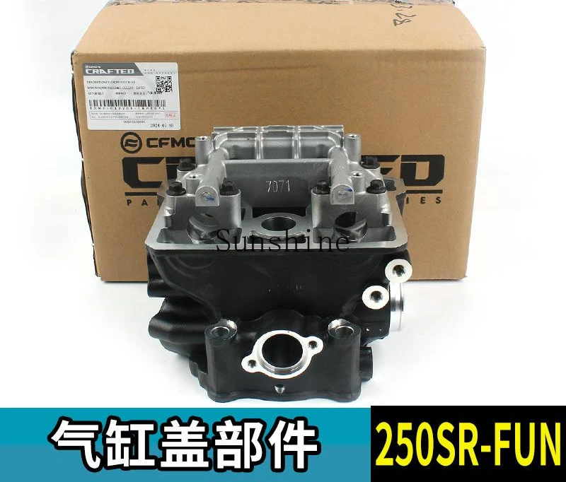 250SR-FUN Cylinder Head Assembly CF250-6 Cylinder Head Gasket Sensor Spark Plug