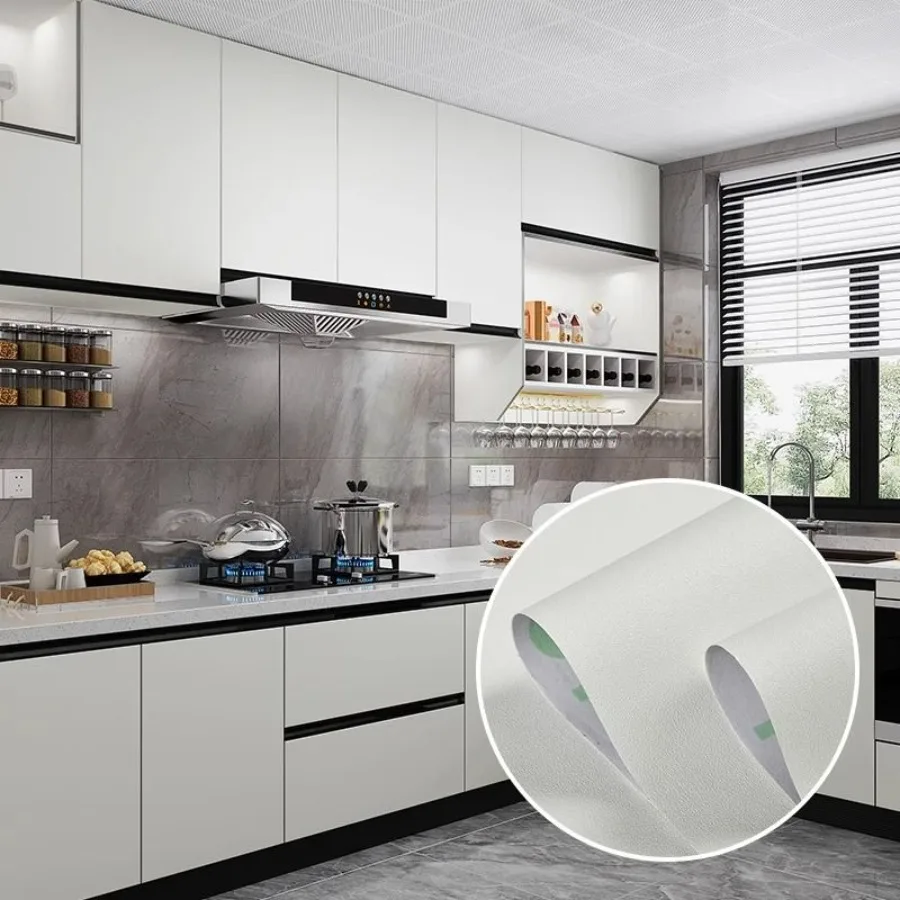 

Matte Wall Paper Room Decor Waterproof Thick Vinyl Zelfklevend Behang Muebles Oil Proof Armarios De Cocina Armoire Contact Paper