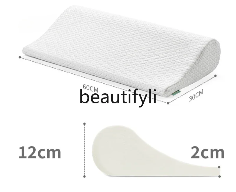 Latex pillow for cervical spine protection, special high and low pillow for sleep assistance, and single spine round pillow.