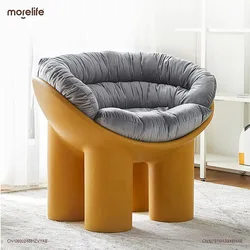 Ins Single Sofa Chair Lazy Creative Outdoor Leisure Chair Plastic Stool Modern Design Cute Elephant Leg Stool Furniture DXY+XHZH