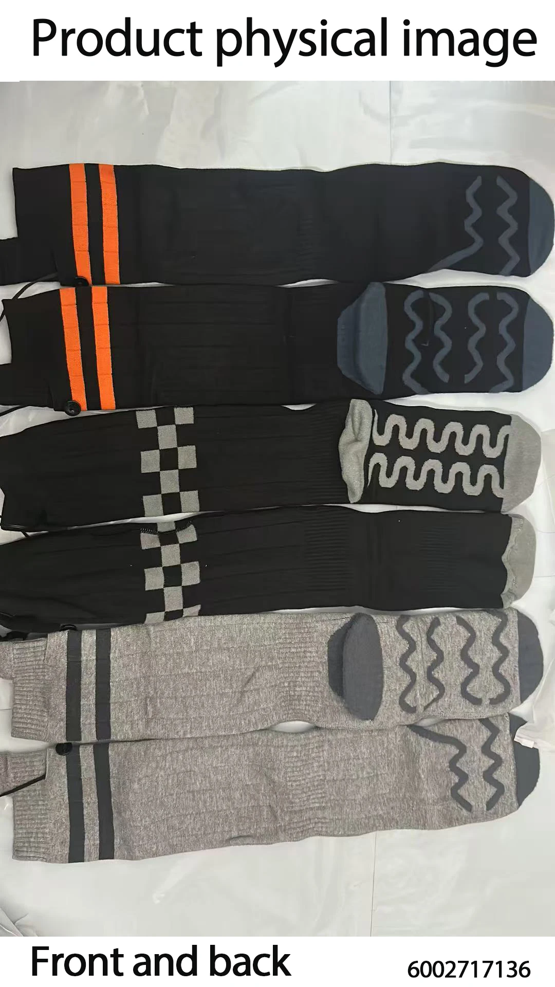 New APP Control Heated Socks 5000mah Battery Electric Heated Skiing Socks Winter Thermal Heated Foot Warmer Sport Socks
