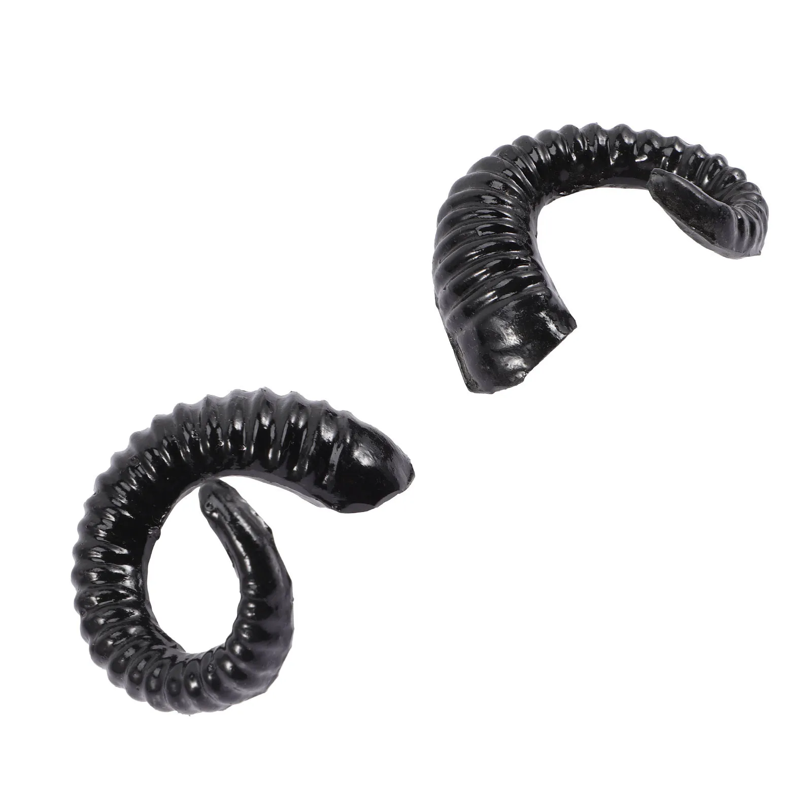 1Pair Sheep Horn Headdress Lightweight Proper Size Great Decorative Effect Halloween Cosplay Costume Party Photo Prop Horns