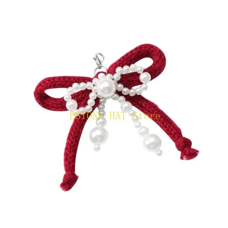 

49MF Обувь в стиле панк с орнаментом Сапоги с подвесками и жемчугом Аксессуары с бантом в стиле панк