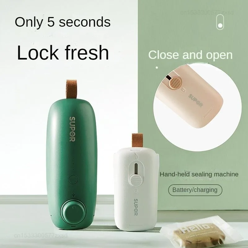 Xiaomi SUPOR Sealing Machine per alimenti per la casa sigillatrice per plastica Snack Fresh a prova di umidità Mini sigillatrice termosigillatrice