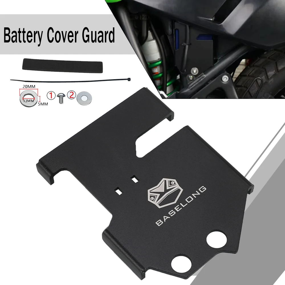 

FOR Kawasaki KLR 650 KLR650 KLR-650 klr650 2008-2018 2009 2010 2011 2012 2013 2014 2015 2016 2017 Battery Cover Guard Motorcycle