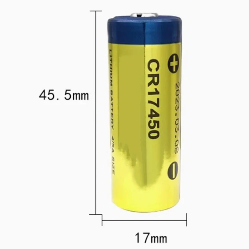 For CR17450 2100mAh Smoke Detector Water Meter Battery 3V 4pcs view 3