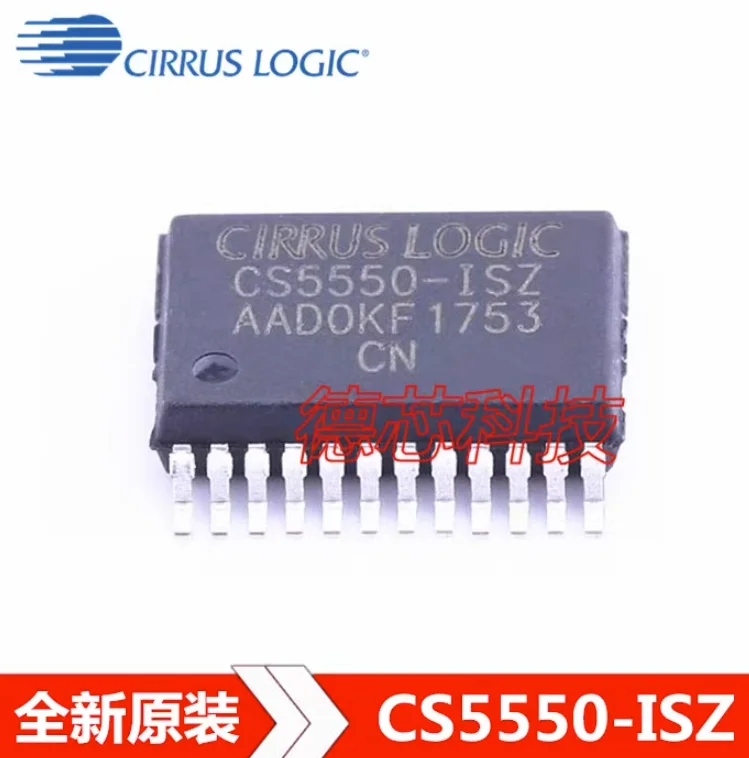 1pcs /LOT New  CS5550-ISZ CS5550-IS CS5550ISZ CS5550IS   SSOP-24  Digital to analog converter  DAC   Chip IC New Original