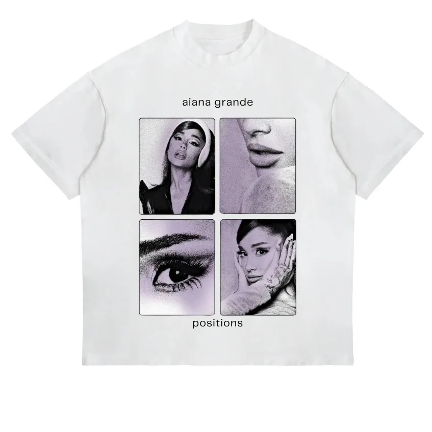 

Summer Fashion Men WomenT-Shirt Ariana Grande New Album Petal 2026 Eternal Sunshine Tour T shirt Cotton Y2k Oversized Fans Tee