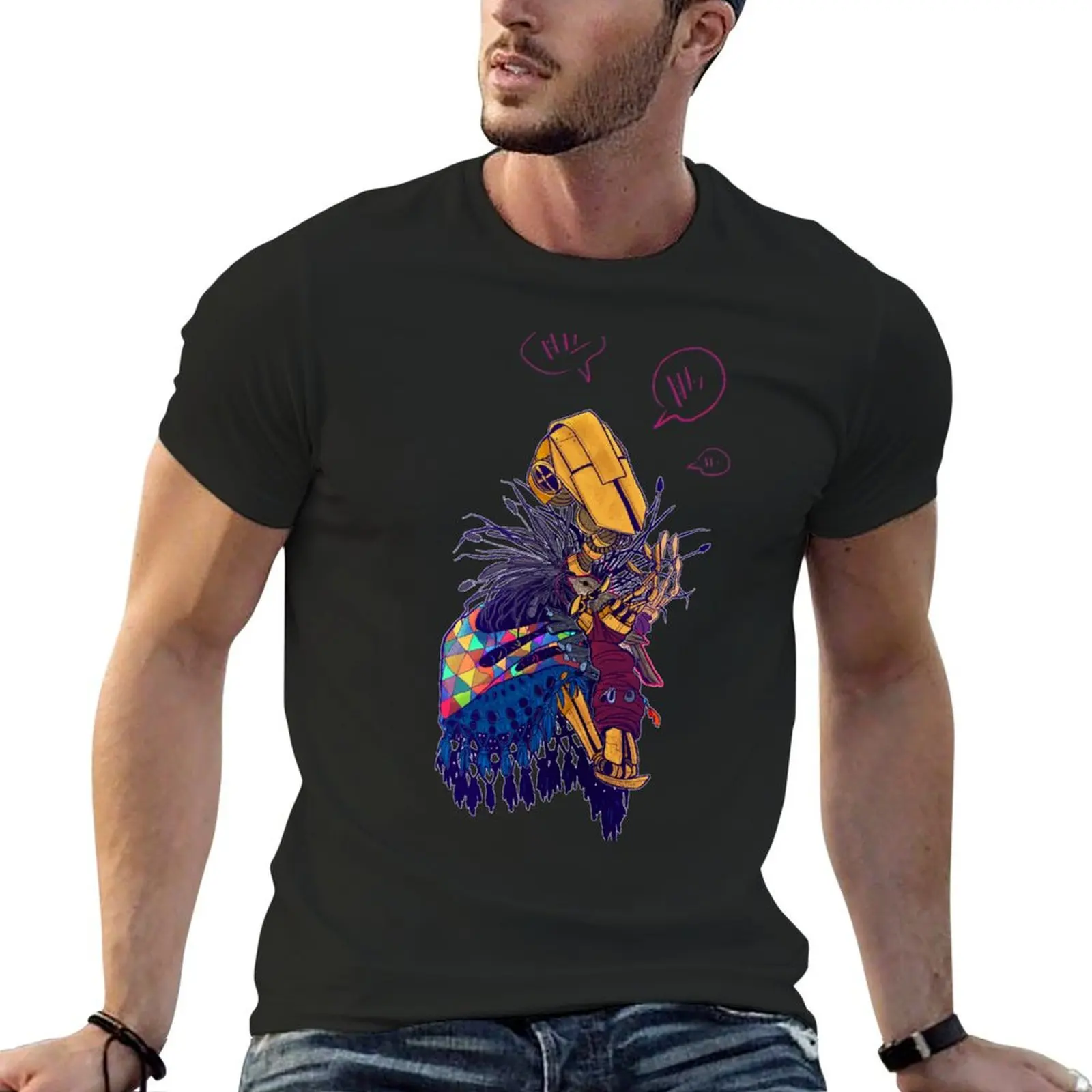 guardian of songbirds T-Shirt plain aesthetic clothes men clothes