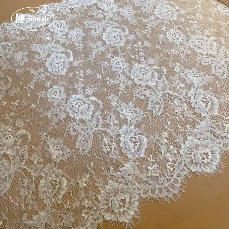 300CMX72CM. Handgeknüpfter Kordel-Hochwertiger Bordüren-Spitzenstoff, DIY-Zubehör für Hochzeitskleider. DIY-Nähzubehör. – Detail 6