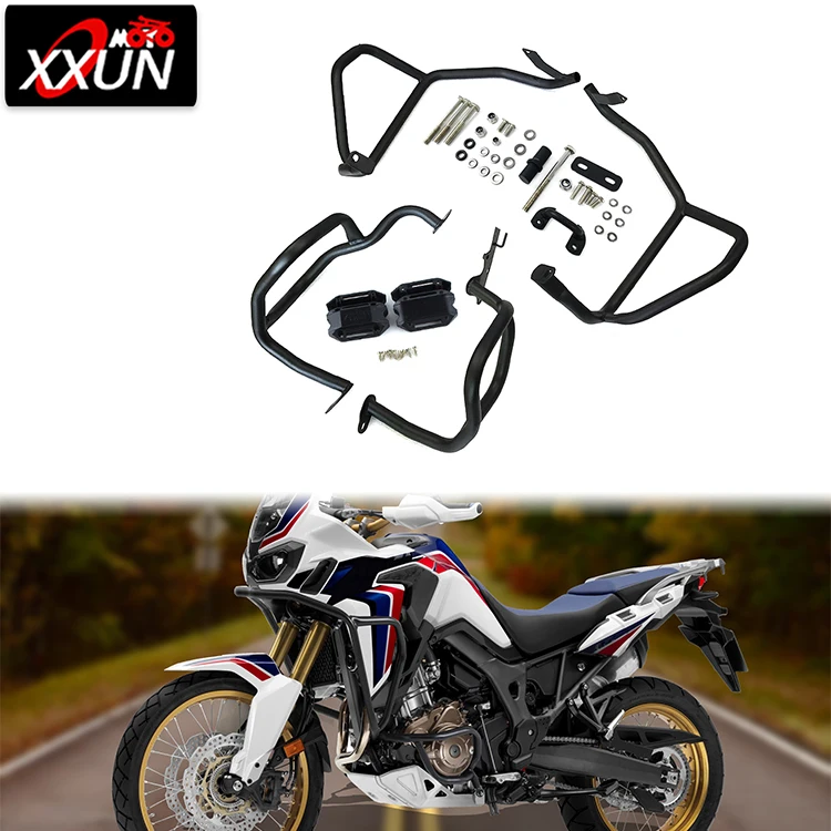 

XXUN Motorcycle Parts Engine Guard Crash Bar Side Bumper Frame Falling Protector for Honda CRF 1000L Africa Twin 2016-2019