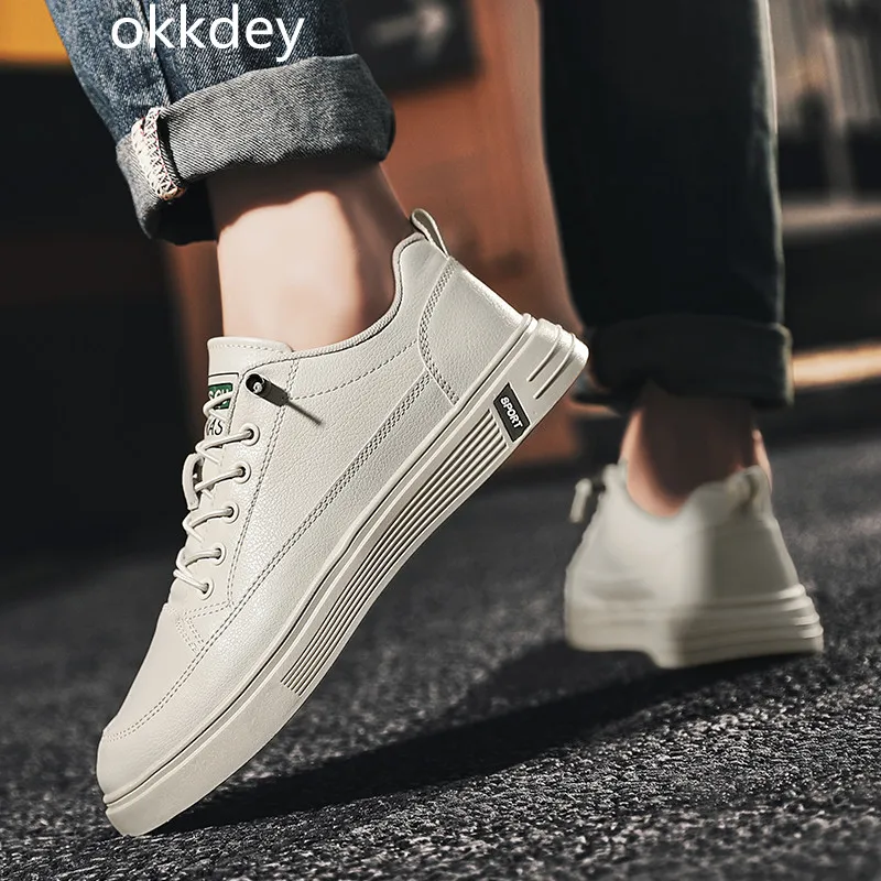 Men's Casual Shoes Wear-Resistant Fashion Breathable Trendy All-match Comfortable Outdoor Round Toe Platform Shoes Spring Main