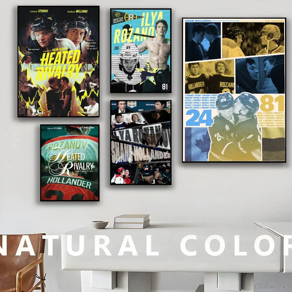Popular TV H-Heated Rivalry Self-adhesive Art Poster Whitepaper Prints Posters Artwork Aesthetic Art Wall Painting