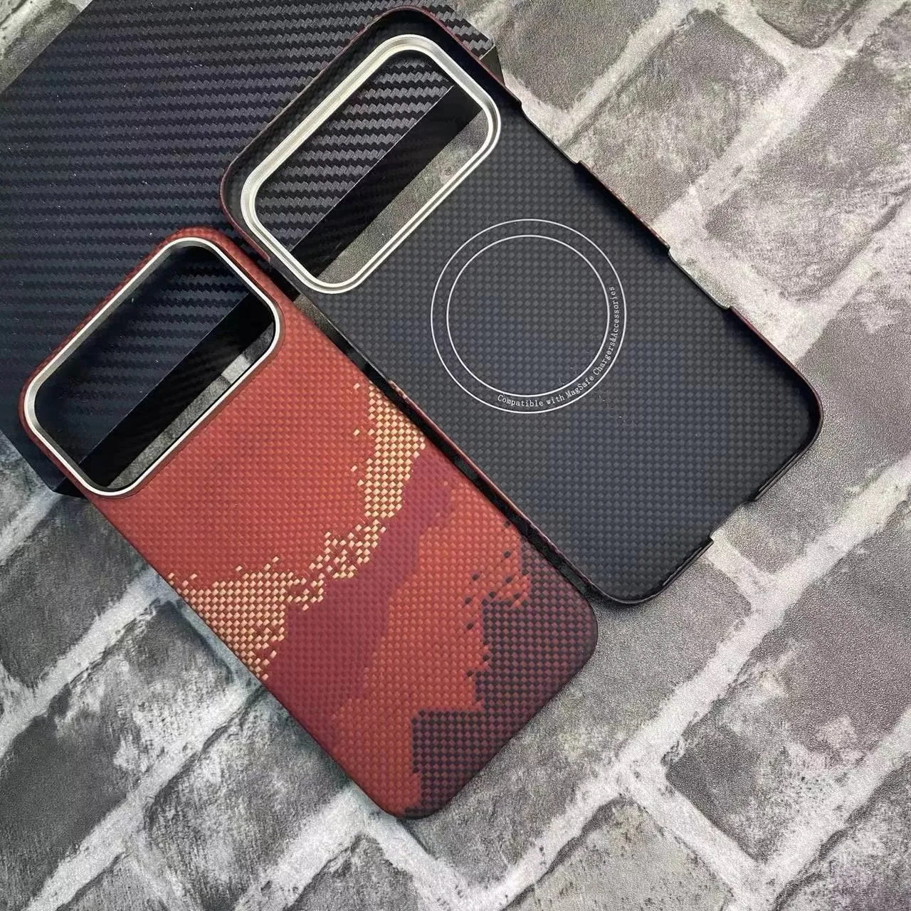 Luksusowe etui z włókna aramidowego Kevlar 100% i włókna węglowego do iPhone'a 17 Pro Max 17Pro z obsługą Magsafe, magnetyczne, ultracienkie etui na telefon.
