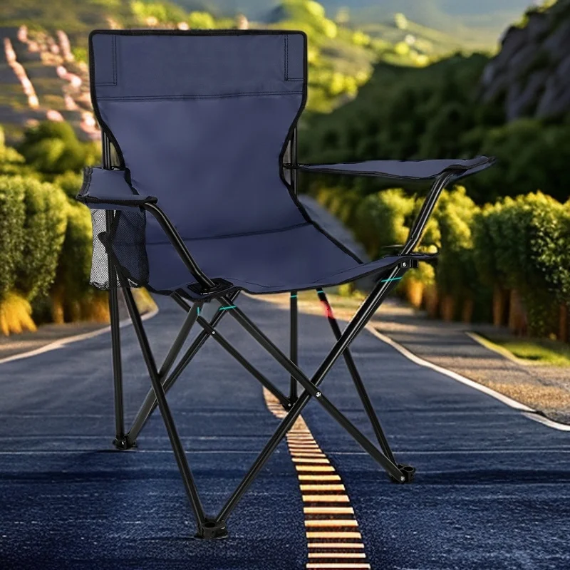 

Outdoor Beach Chair Portable Folding Fishing Chair with Armrest Backrest Leisure Folding Chair Sketch Painting Chair