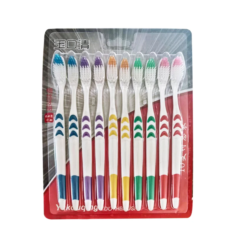 Adult White Moon Soft Toothbrush Set, Travel, Family Life, Five Colors, Deep Teeth Cleaning, Oral Health, 10 pieces image 3